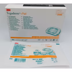 Tegaderm Film + Pad 9cm x 10cm Box of 25 - Ref: 3586