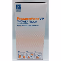 Premierpore VP Adhesive Island Dressings 10cm x 15cm Box of 50 - REF:PM5112N
