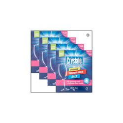 Crystale Dishwasher Salt, 4 x 2kg (Crystale Clear Results)