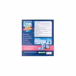 Crystale Dishwasher Salt, 4 x 2kg (Crystale Clear Results)