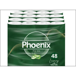 48 Toilet Rolls 3 Ply Aloe Vera Scent Family Pack