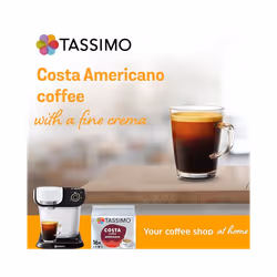Costa Tassimo Americano Coffee Pods, 80 Servings