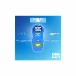 Deep Freeze 3 x 50g Muscle Message Gel Glide On Cool Lotion Pain Relief