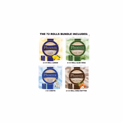72 Rolls Variety Pack 3 Ply Toilet Rolls