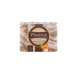 9 Rolls Shea Butter 3 Ply Phoenix Toilet Tissue
