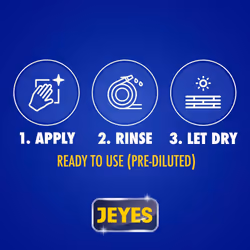 Jeyes Fluid Ready-To-Use Outdoor Cleaner and Disinfectant Blue 4 Litre