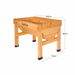 VegTrug Small 1m Box planter Freestanding Wood - Additional view 5