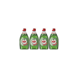 Fairy Platinum Quickwash Washing Up Liquid Original 383ml, 4 Pack