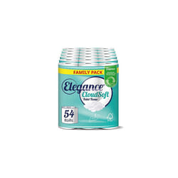 Elegance Cloud Soft Toilet Roll - Bulk Buy (6 Packs x 9 Rolls, totalling 54 Rolls)