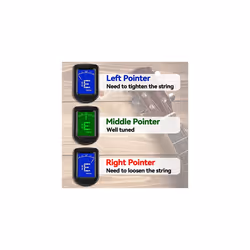 Alfresco Guitar Tuner Clip On, Digital Tuners of Guitar Accessories with Picks, for Acoustic Guitar, Electronic Guitar, Bass, Violin, Ukulel