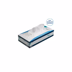 Facial Tissues 8824 3 Ply Boxed Tissues 12 Flat Tissue Boxes x 72 White Facial Tissues 864 sheets