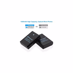 2 x 1500mAh ENEL14 Battery ENEL14a Battery Dual LCD ChargerCompatible with Nikon D5600 D5500 D5300 D5200 D5100 D3500 D3400 D3300 D3200 D3100Coolpix