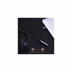 Headphone Adapter 35mm Male to 635mm Female Audio Jack Adapter Converter 20cm