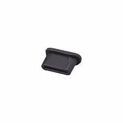 10pcs Type C Silicone Protectors Cap Port Cover Anti Dust Black