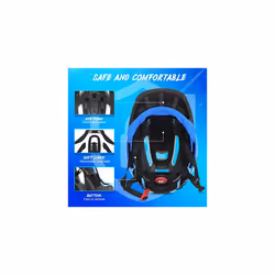 Kids Full Face Helmet Detachable Full Face Kids Bike Helmet Children Sports Safety Helmet for Cycling Skateboarding Roller Skating