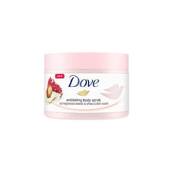 Exfoliating Body Scrub Pomegranate Seeds and Shea Butter Scent 225ml Pack of 2