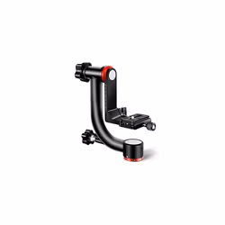 GM101 Professional Heavy Duty Aluminum Alloy Gimbal Tripod Head with Quick Release Plate Bearing Structure Supports Smoother ...