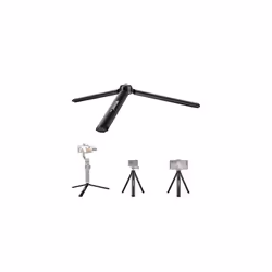 Metal Mini Tripod Desktop Tabletop Stand Compact Tripod Compatible with Crane M2 Smooth Q2 Gimbal Handle Grip Stabilizer and ...