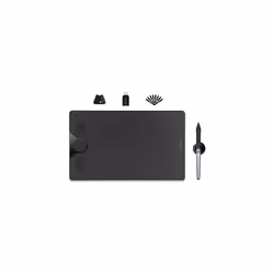 HS610 Graphics Drawing Tablet 10 x 6 Inch Graphic Tablet with Touch Ring 60 Tilt Function Compatible with Mac Windows Android ...