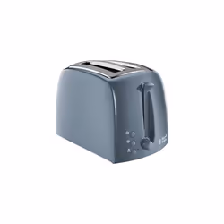 21274 Textures Kettle Plastic 3000 W 17 Litres Grey with Hobbs 21644 Textures Toaster Plastic 850 W Grey