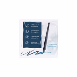2020 New HS611 Space Grey Professional Drawing Tablets BatteryFree PW500 Digital Pen Equipped with Multimedia Touch Buttons Adjustable Volume Play