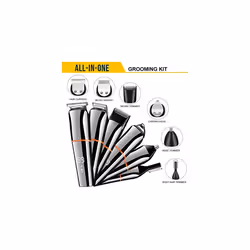 Beard Trimmer for Men Hair Clippers Body Mustache Nose Hair Groomer Cordless Precision Trimmer 6 in 1 Grooming Kit Waterproof USB Rechargeable