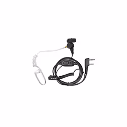 EEK009 Walkie Talkie Earpiece with PTT MIC Radio Surveillance Headset Covert Acoustic Tube Earpieces Compatible with RT668 RT ...
