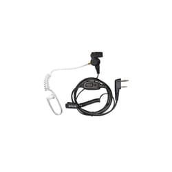 EEK009 Walkie Talkie Earpiece with PTT MIC Radio Surveillance Headset Covert Acoustic Tube Earpieces Compatible with RT668 RT619 RT617 RT618 RT24 RT27