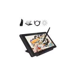 156 Kamvas 162021 Graphics Tablet with Screen 1920 x 1080 HD FullLaminated with BatteryFree Stylus 8192 Pen Pressure and Adju ...