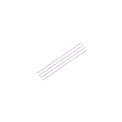 3mmx200mm Transparent Clear Solid Acrylic Round Rod PMMA Bar 4pcs