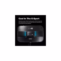 ES45 Key Light CRI 96 TLCI 97 ESport LED Light Kit 28006500K Professional Studio LED Panel with 2500 Lumens for YouTube Game Live Stream Support APP