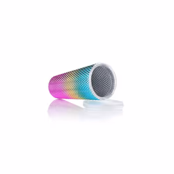 Studded Tumbler with Lid and Straw Reusable Cup with Straws Lids Plastic Water Bottle Iced Coffee Travel Mug Cup Rainbow