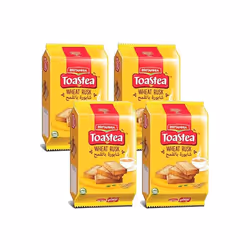 Britannia Wheat Rusk 610g - Pack of 4