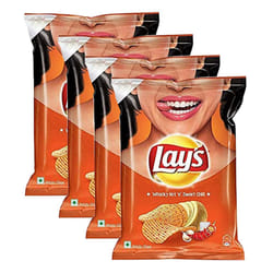Lays Hot & Sweet Chilli 50g - Pack of 4