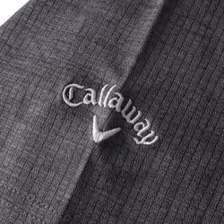 Callaway Golf Mens Classic Jacquard Stretch Moisture Wicking Polo Shirt - XXXL, Caviar