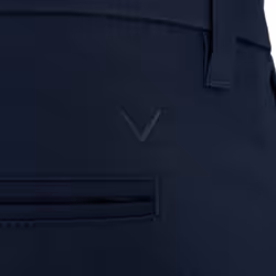 Callaway Golf Mens 2023 Stretch Tapered Golf Trousers - 34/32, Dress Blues