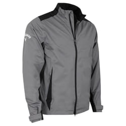 Callaway Golf Mens Stormlite II Waterproof Swing Tech Adjustable Jacket - L, Quiet Shade