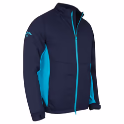 Callaway Golf Mens Mixed Media Insulated Swing Tech Thermal Jacket - M, Peacoat