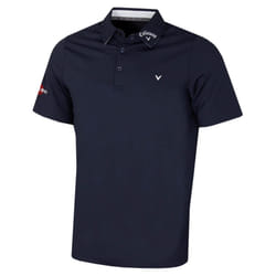 Callaway Golf Mens Chev Odyssey Moisture Wicking Recycled Polo Shirt - XXXL, Peacoat