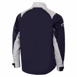 Callaway Golf Mens Stormlite II Waterproof Swing Tech Adjustable Jacket - S, Peacoat/Pearl Blue