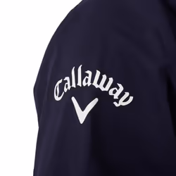 Callaway Golf Mens Stormlite II Waterproof Swing Tech Adjustable Jacket - XXL, Peacoat/Pearl Blue