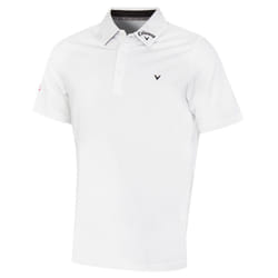 Callaway Golf Mens Chev Odyssey Moisture Wicking Recycled Polo Shirt - XL, Bright White