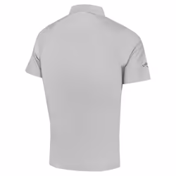 Callaway Golf Mens 2024 Classic Jacquard Stretch Moisture Wicking Polo Shirt - M, Gray Dawn