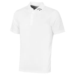Callaway Golf Mens Ace Micro Texture OptiDri SwingTech Polo Shirt - XXXL, Bright White