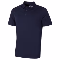 Callaway Golf Mens Ace Micro Texture OptiDri SwingTech Polo Shirt - S, Peacoat