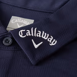 Callaway Golf Mens Ace Micro Texture OptiDri SwingTech Polo Shirt - S, Peacoat