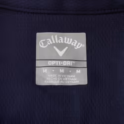 Callaway Golf Mens Ace Micro Texture OptiDri SwingTech Polo Shirt - M, Peacoat