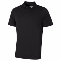 Callaway Golf Mens Ace Micro Texture OptiDri SwingTech Polo Shirt - S, Caviar