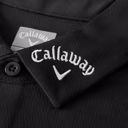 Callaway Golf Mens Ace Micro Texture OptiDri SwingTech Polo Shirt - M, Caviar