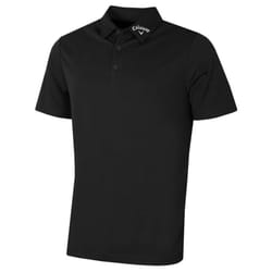 Callaway Golf Mens Ace Micro Texture OptiDri SwingTech Polo Shirt - L, Caviar